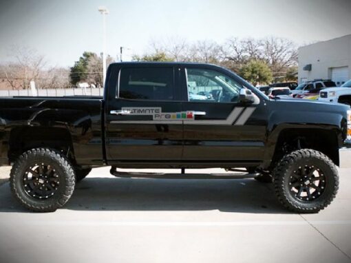Decal Side Sport Stripe Kit Compatible with Chevrolet Silverado