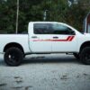 Decal Graphic Vinyl Upper Door Racing Stripes Nissan Titan 2003-2015