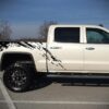 Decal Sticker Graphic Bed Splash Mud Kit GMC Sierra 2014-2017