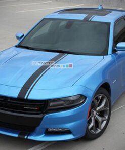 Decal Sticker Graphic Front to Back Stripe Kit Dodge Charger SRT Hellcat Supercharged