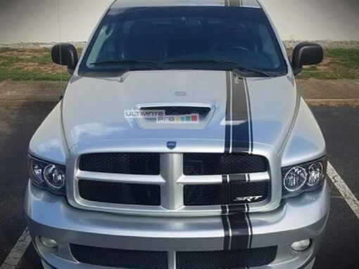 Decal Sticker Graphic Front to Back Stripe Kit Dodge Ram