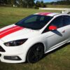 Decal Sticker Graphic Front to Back Stripe Kit Ford Focus ST RS 3rd Generation