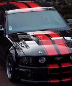 Decal Sticker Graphic Front to Back Stripe Kit Ford Mustang GT