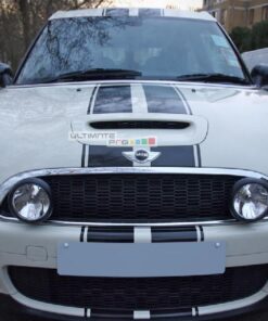 Decal Sticker Graphic Front to Back Stripe Kit Mini Cooper S John Cooper Works