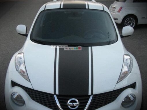 Decal Sticker Graphic Front to Back Stripe Kit Nissan Juke