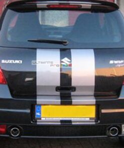 Decal Sticker Graphic Front to Back Stripe Kit Suzuki Swift Sport