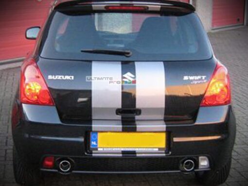 Decal Sticker Graphic Front to Back Stripe Kit Suzuki Swift Sport