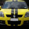 Decal Sticker Graphic Front to Back Stripe Kit Suzuki Swift