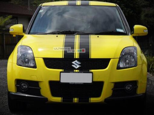 Decal Sticker Graphic Front to Back Stripe Kit Suzuki Swift