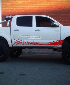 Decal Sticker Graphic Lower Mud Splash Kit Toyota Hilux 2004-2017