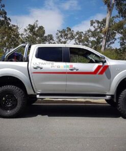 Decal Sticker Graphic Racing Hash Stripes Nissan Navara NP300 D23