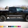 Decal Sticker Side Door Stripes for Chevrolet Silverado 4x4 Bed