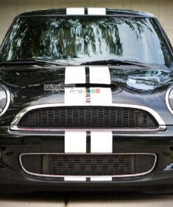 Decal Sticker Vinyl Body Racing Stripe Kit Mini Cooper S JCW Hatch 2000-2016