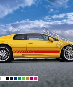 Decal Sticker Vinyl Door Stripes For Lotus Esprit GT3 V8 Twin Turbo