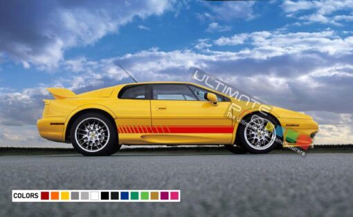 Decal Sticker Vinyl Door Stripes For Lotus Esprit GT3 V8 Twin Turbo