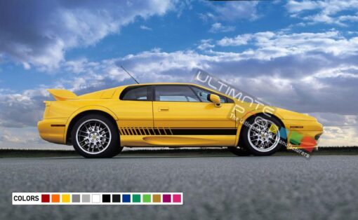 Decal Sticker Vinyl Door Stripes For Lotus Esprit GT3 V8 Twin Turbo