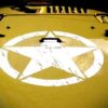 Decal Sticker Vinyl Hood Distressed Star Jeep Wrangler JK Unlimited Rubicon Sahara Sport S