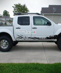 Decal Sticker Vinyl Mud Splash Nissan Frontier Navara 2004-2015