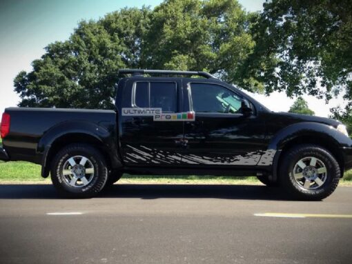 Decal Sticker Vinyl Mud Splash Nissan Frontier Navara 2004-2015