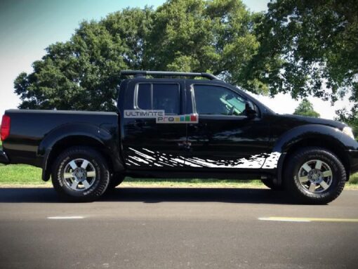 Decal Sticker Vinyl Mud Splash Nissan Frontier Navara 2004-2015