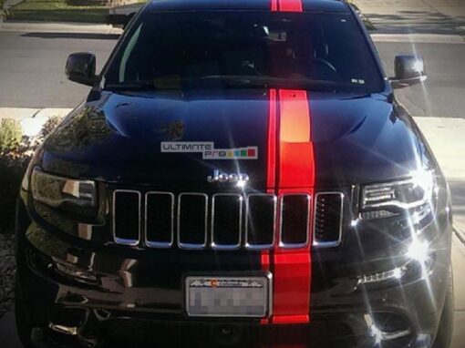 Decal Sticker Vinyl Offset Euro Racing Stripe Grand Cherokee SRT8