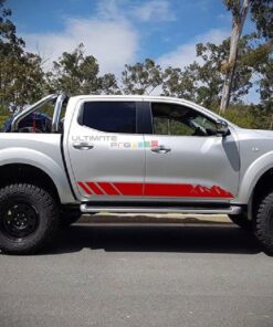 Decal StickerVinyl Side Mountain Stripes Nissan Navara NP300 D23