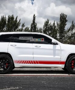 Decal Sticker Vinyl Side Racing Stripe Kit Jeep Grand Cherokee WK2 SRT base 2011-2017