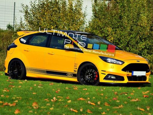 Decal Sticker Vinyl Side Racing Stripes Ford Focus RS Modified