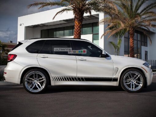 Decal Sticker Vinyl Side Sport Stripe Kit Compatible with BMW X5