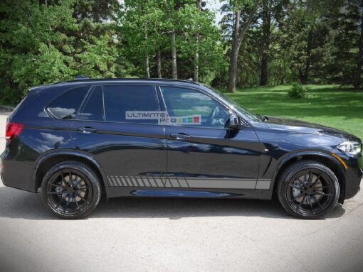 Decal Sticker Vinyl Side Sport Stripe Kit Compatible with BMW X5