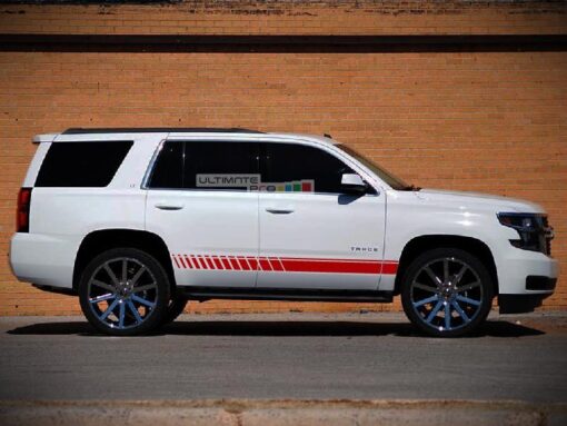 Decal Sticker Vinyl Side Sport Stripe Kit Chevrolet Tahoe 2015-2017