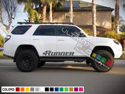 Decal Sticker Vinyl Side Stripe Kit Compatible with Toyota 4Runner