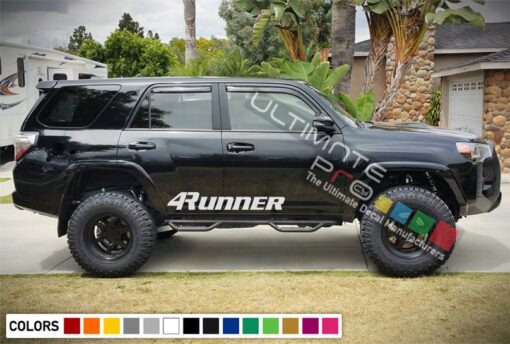 Decal Sticker Vinyl Side Stripe Kit Compatible with Toyota 4Runner