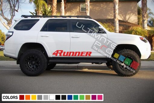 Decal Sticker Vinyl Side Stripe Kit Compatible with Toyota 4Runner