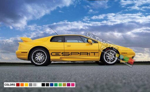 Decal Sticker Vinyl side Door Stripes For Lotus Esprit 1995 - 2004