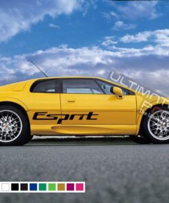 Decal Sticker Vinyl side Door Stripes For Lotus Esprit