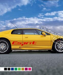 Decal Sticker Vinyl side Door Stripes For Lotus Esprit