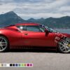 Decal Sticker Vinyl side Door Stripes For Lotus Evora Supercharger