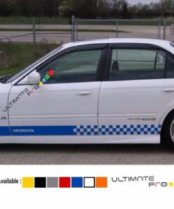 Decal sticker Stripe For HONDA civic 1997 1998 1999 2000 EK9 Type R