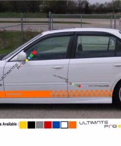 Decal sticker Stripe For HONDA civic 1997 1998 1999 2000 EK9 Type R