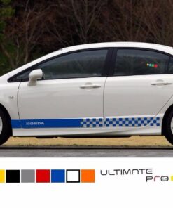 Decal sticker Stripe kit For HONDA Civic Type R 2006 2011 Carbon Fd2