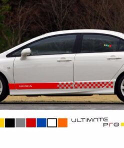 Decal sticker Stripe kit For HONDA Civic Type R 2006 2011 Carbon Fd2