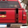 Decal sticker for Chevrolet Silverado rear gate tailgate GMC Sierra