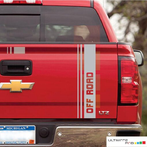 Decal sticker for Chevrolet Silverado rear gate tailgate GMC Sierra