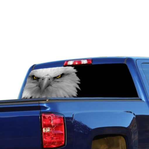 Black Eagle 2 Perforated for Chevrolet Silverado decal 2015 - Present