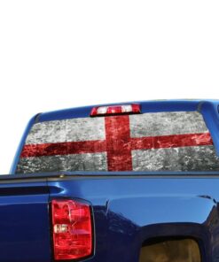 England Flag Perforated for Chevrolet Silverado decal 2015 - Present