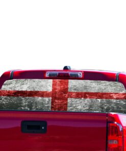 England Flag Perforated for Chevrolet Colorado decal 2015 - Present