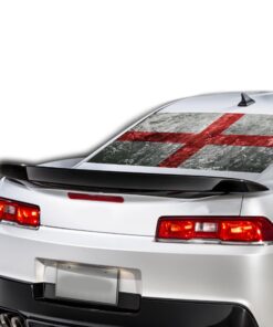 England Flag Perforated for Chevrolet Camaro Vinyl 2015 - Present
