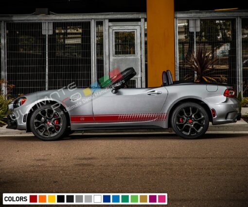 Decal Side Stripes For FIAT 124 SPIDER 2017 - Present