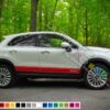 Decal Sticker Side Stripes For Fiat 500X 2016 - Present